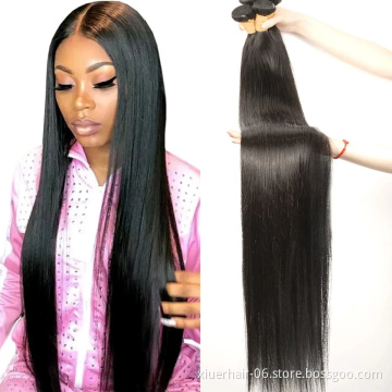 RTS Vendor Silky Straight Cuticle Aligned Virgin Hair, Grade 8A 30inches Human Hair Bundles, Free Sample Brazilian Hair